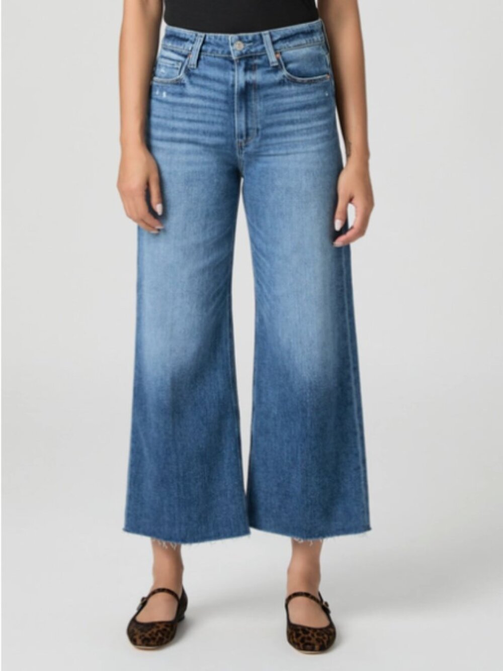 Paige Anessa Petite Wide Leg Jean - 27